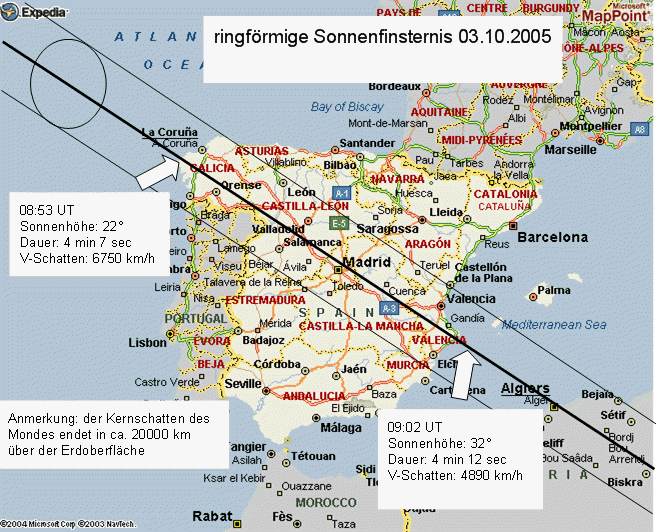 Sonnenfinsternis homepage